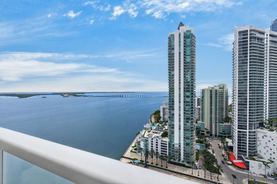 Biscayne Bay and Brickell skyline
